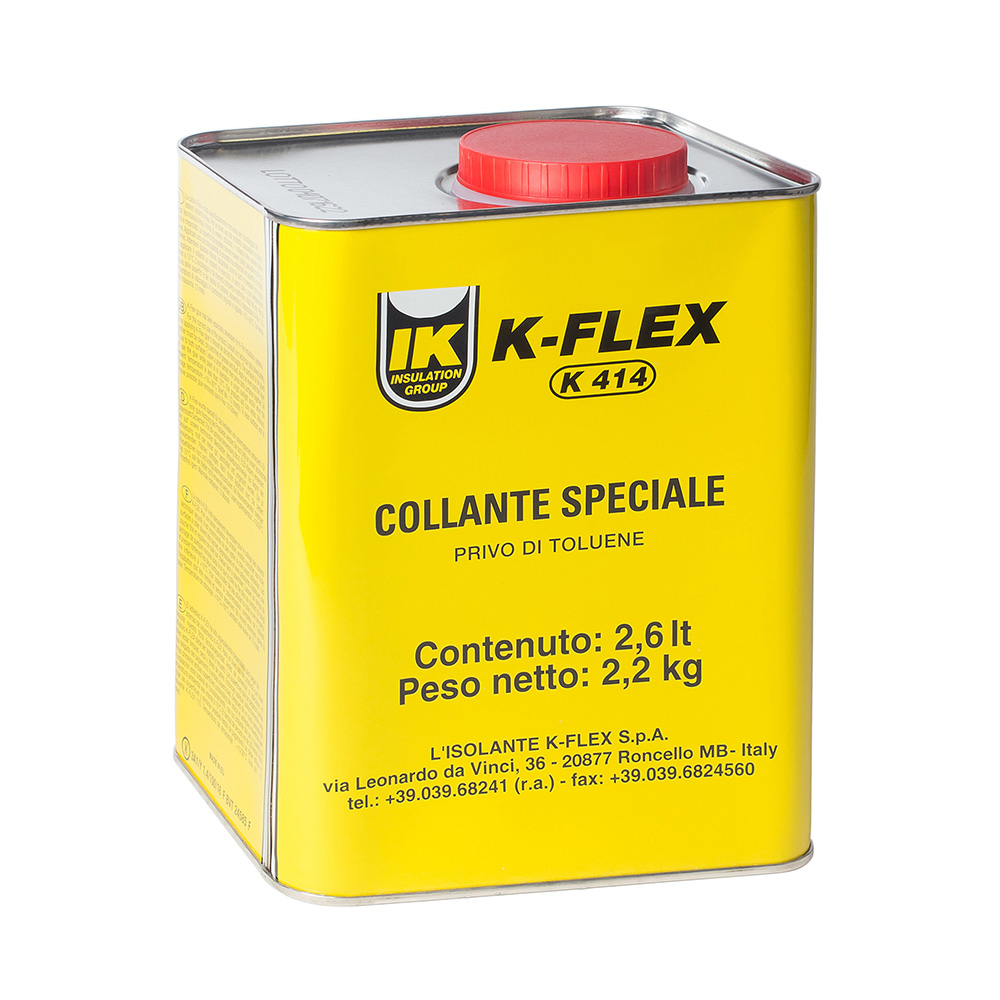 Клей контактный каучуковый K-FLEX К-414 для трубной изоляции 2,6 л клей контактный каучуковый k flex к 414 для трубной изоляции 0 8 л