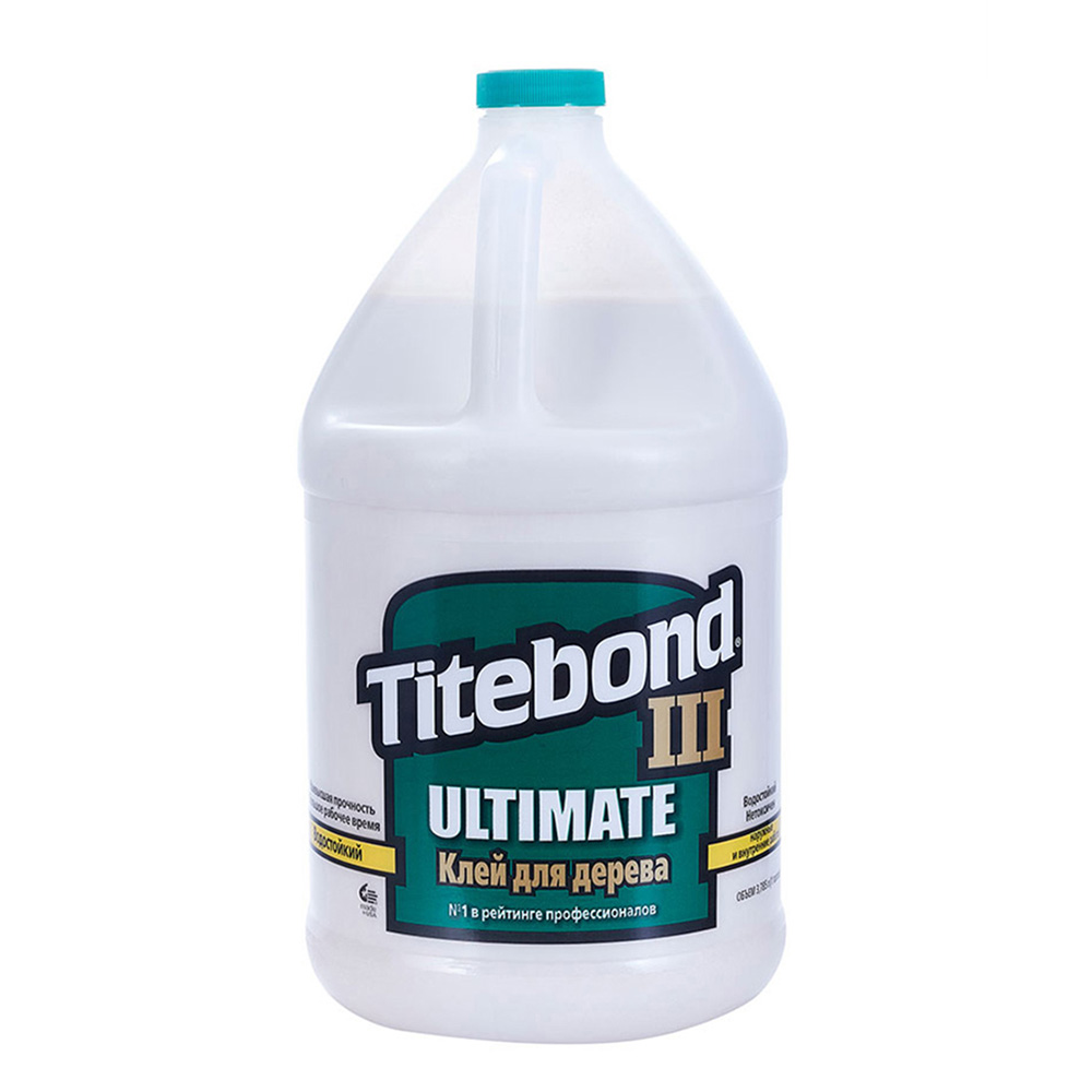 фото Клей пва titebond iii ultimate повышенной влагостойкости d3+ 4,22 кг