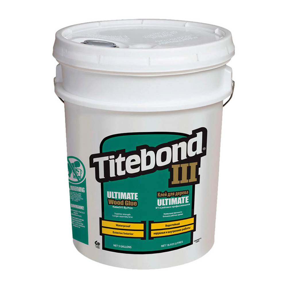 клей titebond ultimate повышенной влагостойкости 118мл Клей ПВА Titebond III Ultimate повышенной водостойкости D3+ 23,23 кг
