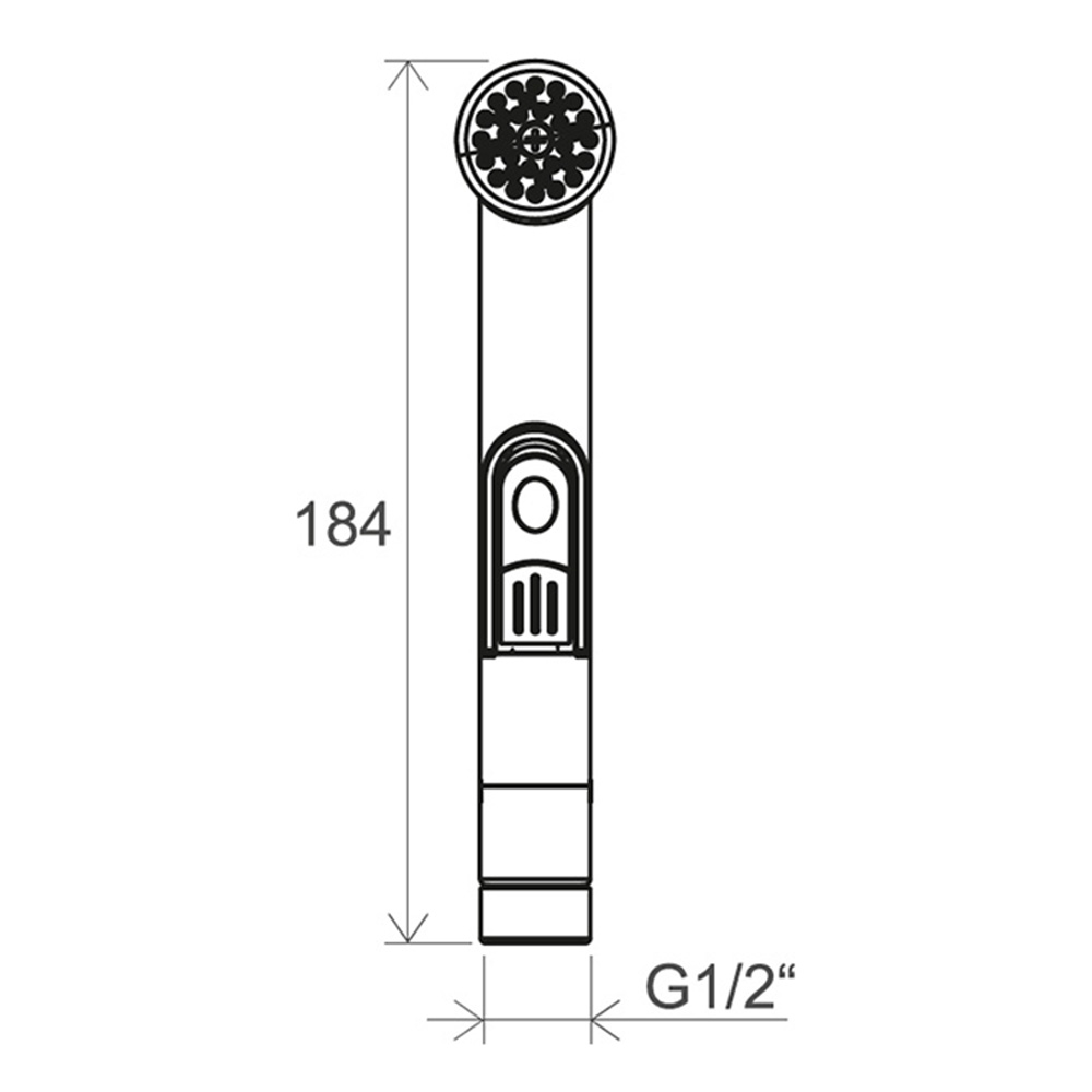 

Гигиеническая лейка RAVAK BM 040 962.00 X07P269, Хром