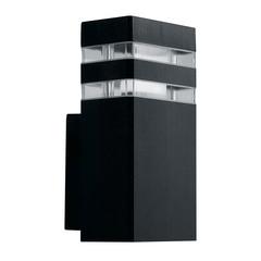 Светильник садово-парковый настенный Feron Техно черный E27 60 Вт IP54 (41153)