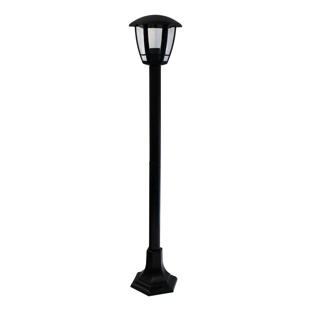 Светильник уличный напольный SVET Сити Валенсия 4 (EV0121-0103) E27 60 Вт 220 В черный IP44 164х187х1120 мм