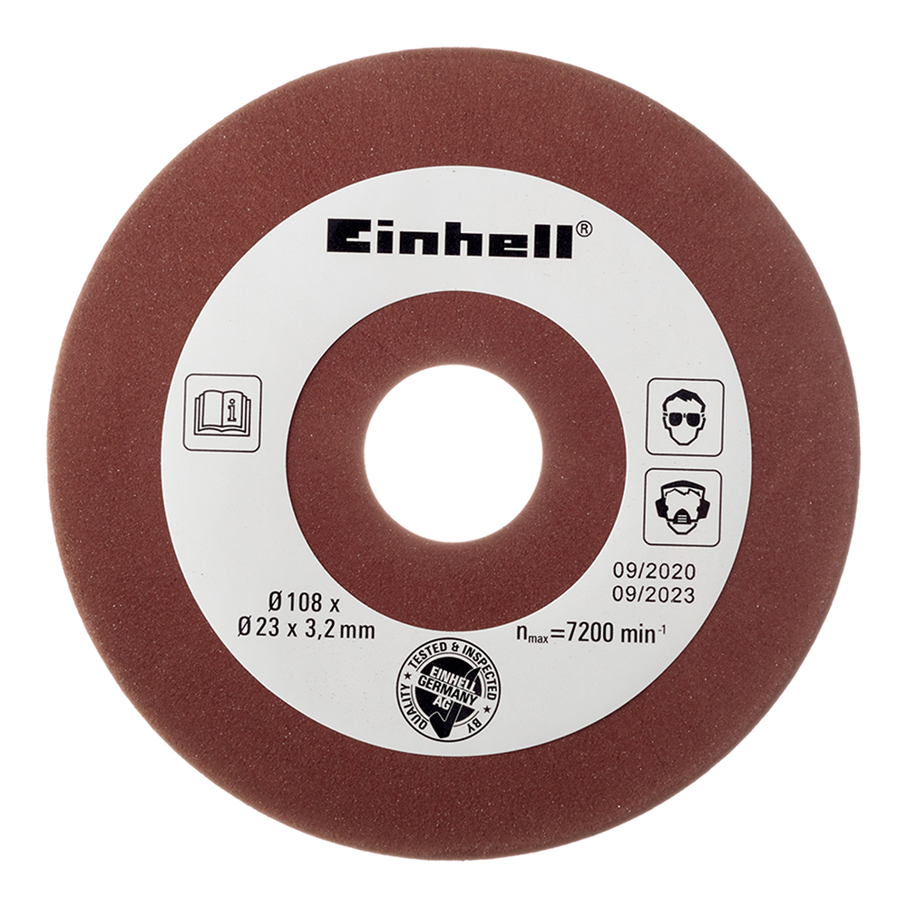 Диск заточной для GC-CS 85 Einhell 108х23х3,2 мм (4500076) диск заточной для gc cs 85 einhell 108х23х3 2 мм 4500076
