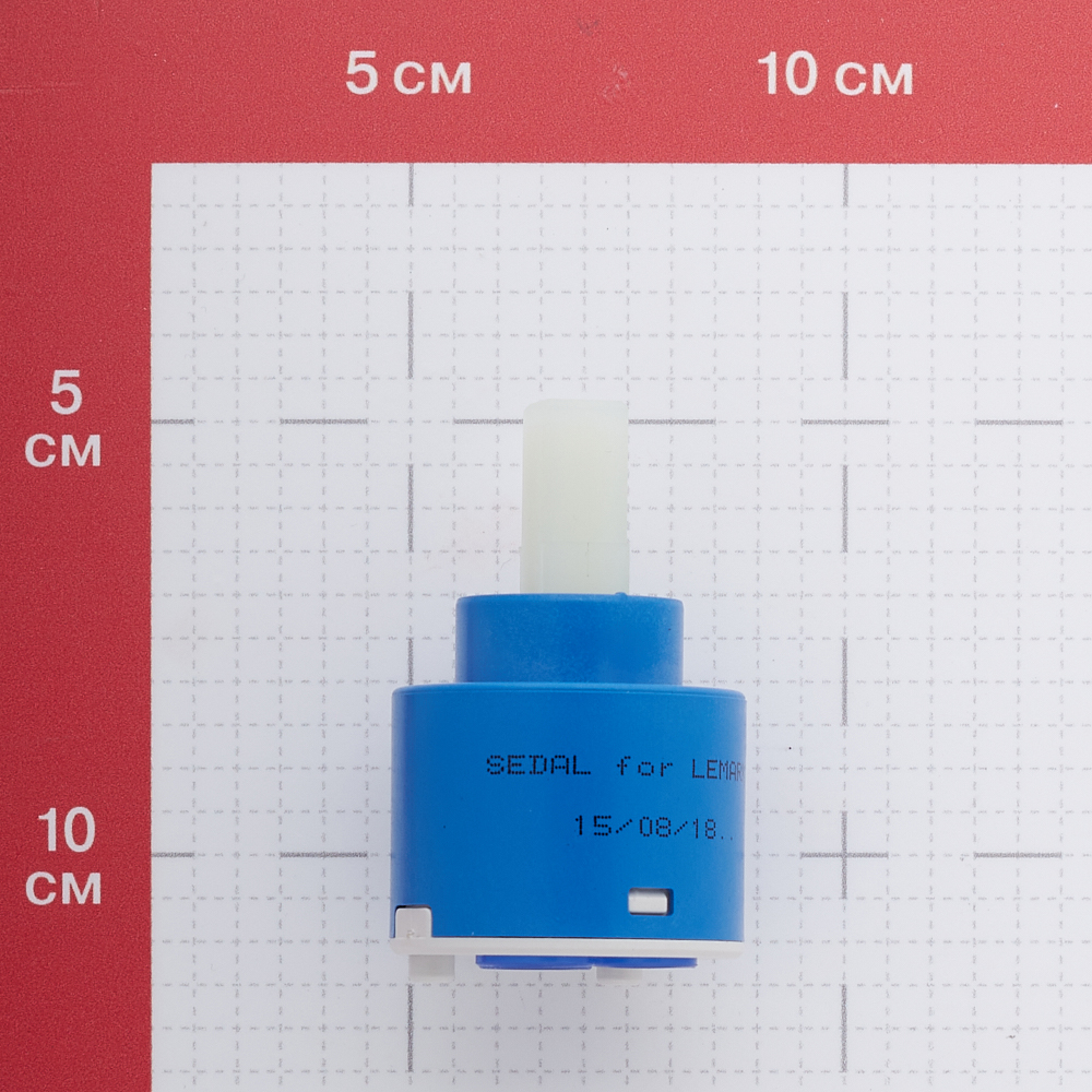 фото Картридж для смесителя d40 мм sedal lm8505p-bl с керамическими пластинами короткий lemark