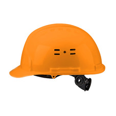 Каска защитная Исток (КАС003О) оранжевая с храповиком