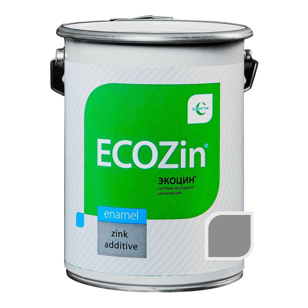 фото Грунт цинконаполненный certa ecozin (холодный цинк) 10 кг