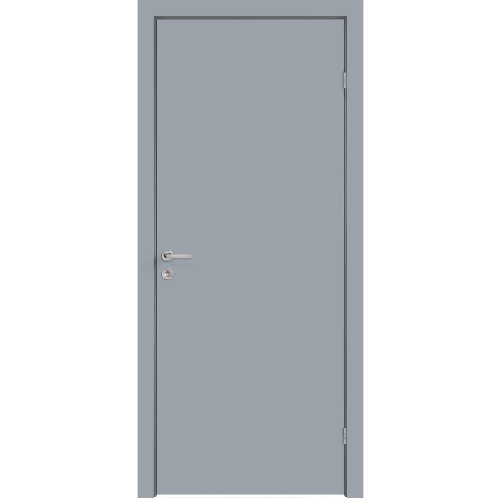 фото Дверное полотно velldoris серое окрашенное глухое 645x2050 мм