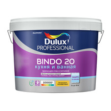 Краска водно-дисперсионная Dulux Bindo 20 моющаяся бесцветная основа BС 9 л