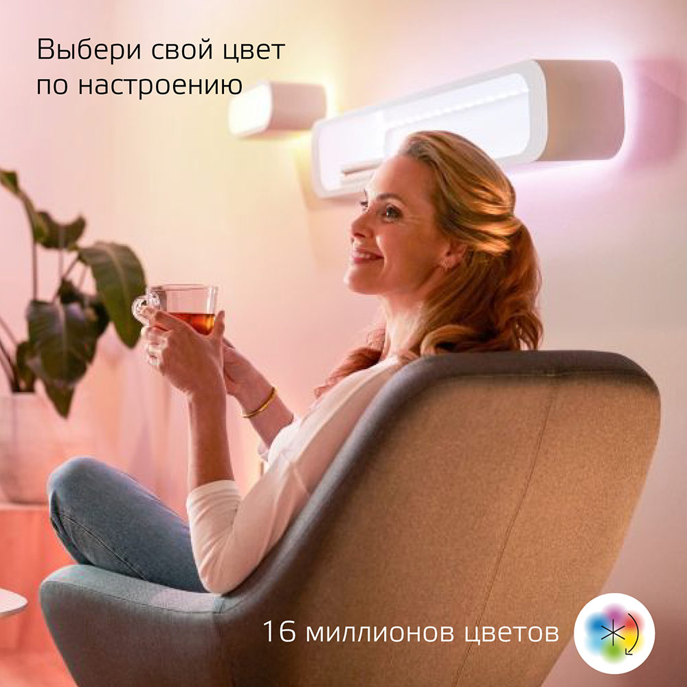 фото Лента светодиодная 12 вт 520-1000 лм 3000-6000к ip20 gauss smart home (5010122)