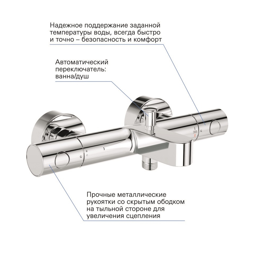 Переключатель душ излив grohe