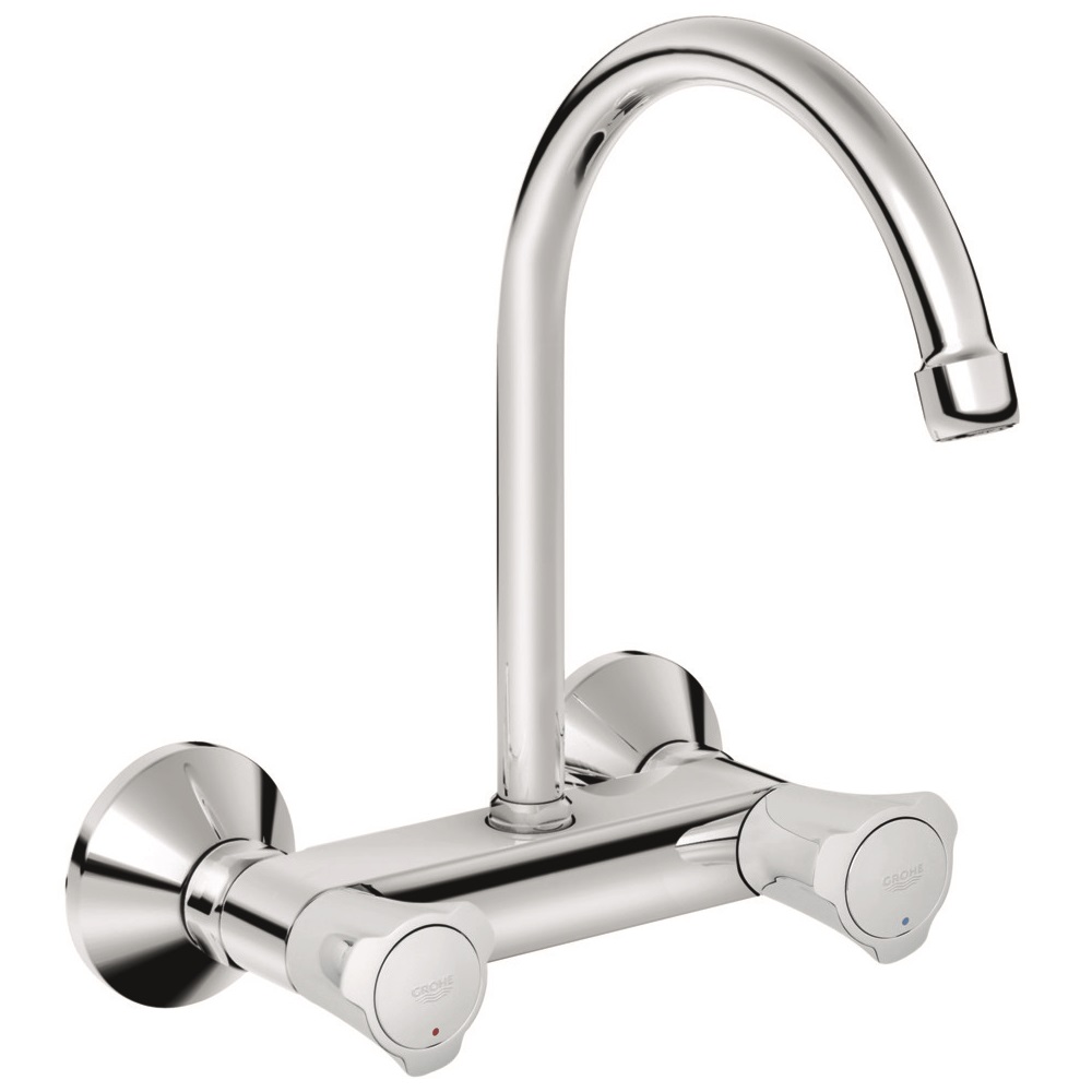 Смеситель для кухни Grohe Costa L хром с высоким изливом двухвентильный (31191001)