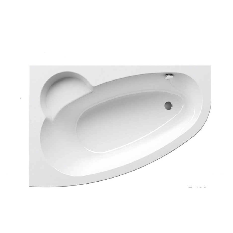 Ванна акриловая RAVAK Asymmetric C481000000 170x110х47 см без ножек ...