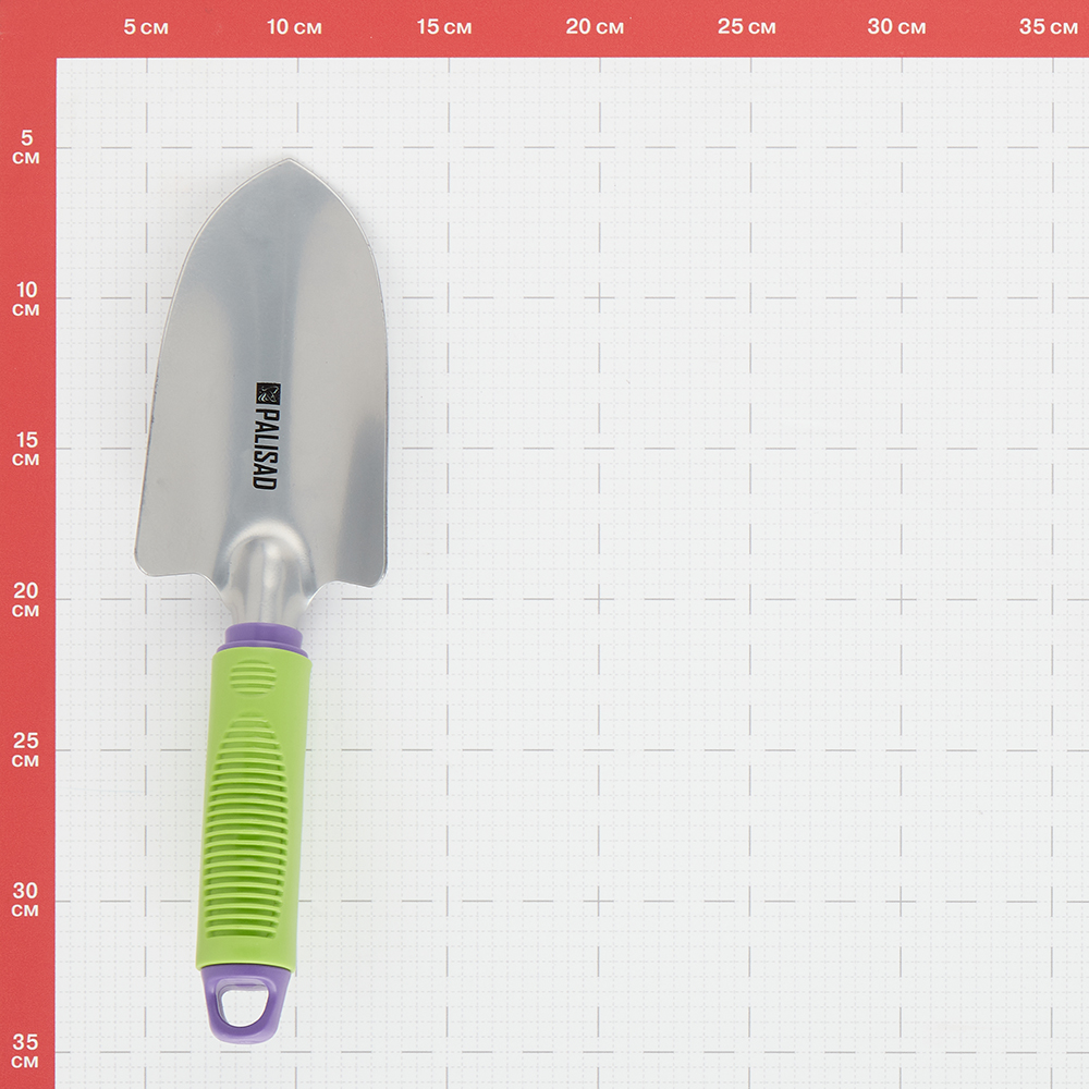фото Совок садовый palisad connect (63001) с обрезиненной ручкой широкий