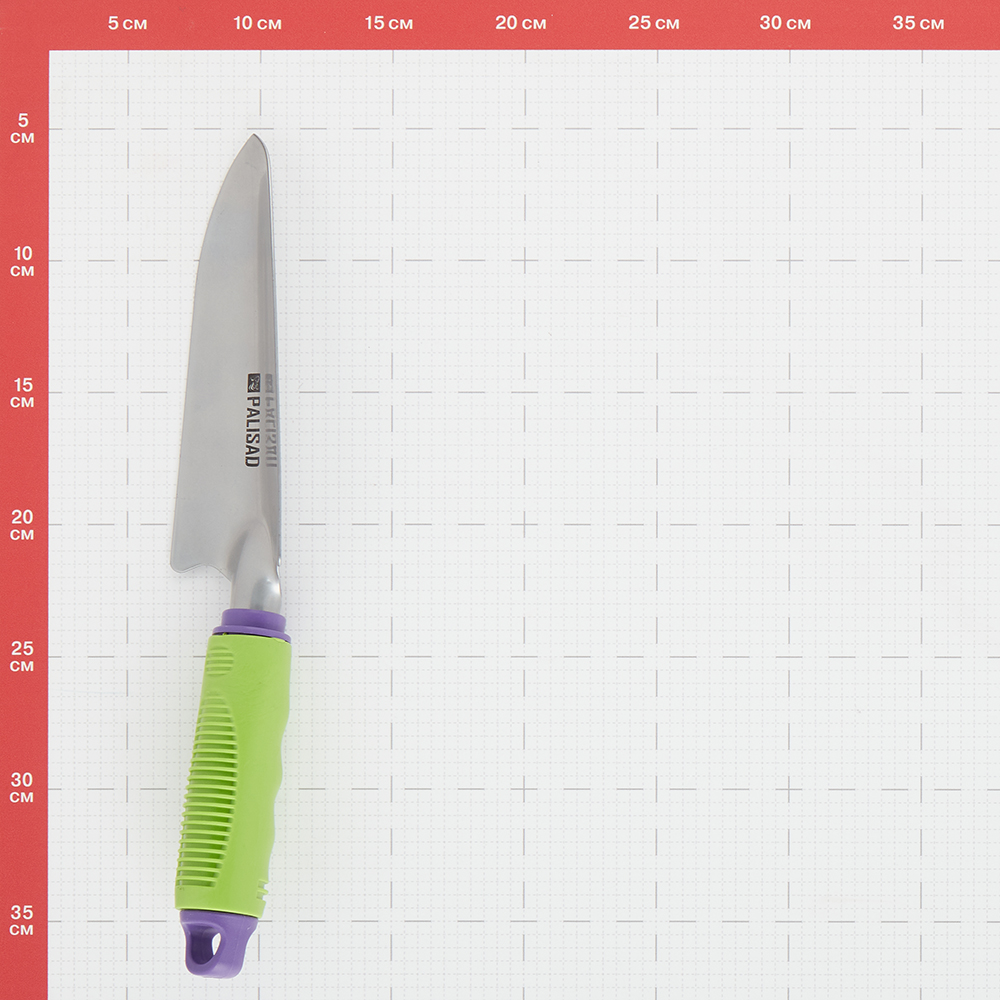 фото Совок садовый palisad connect (63002) с обрезиненной ручкой узкий