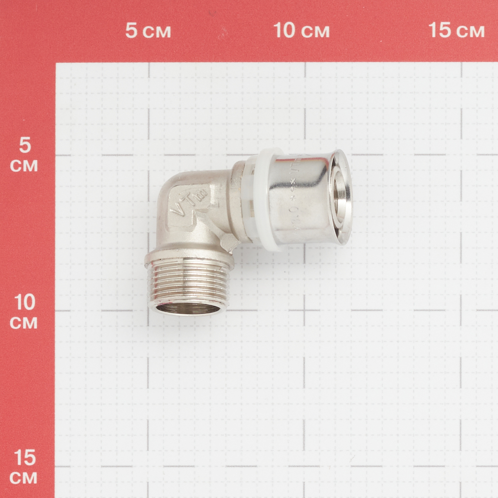 фото Угол valtec 26(пресс) х 3/4 нр(г)