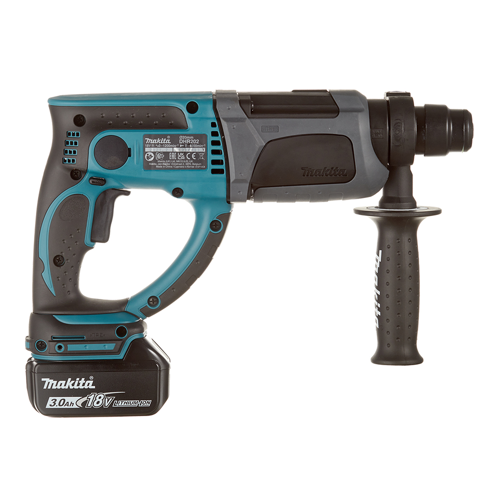 Перфоратор аккумуляторный Makita LXT DHR202RF 1,9 Дж 18В 3Ач Li-Ion SDS-plus Вид№2