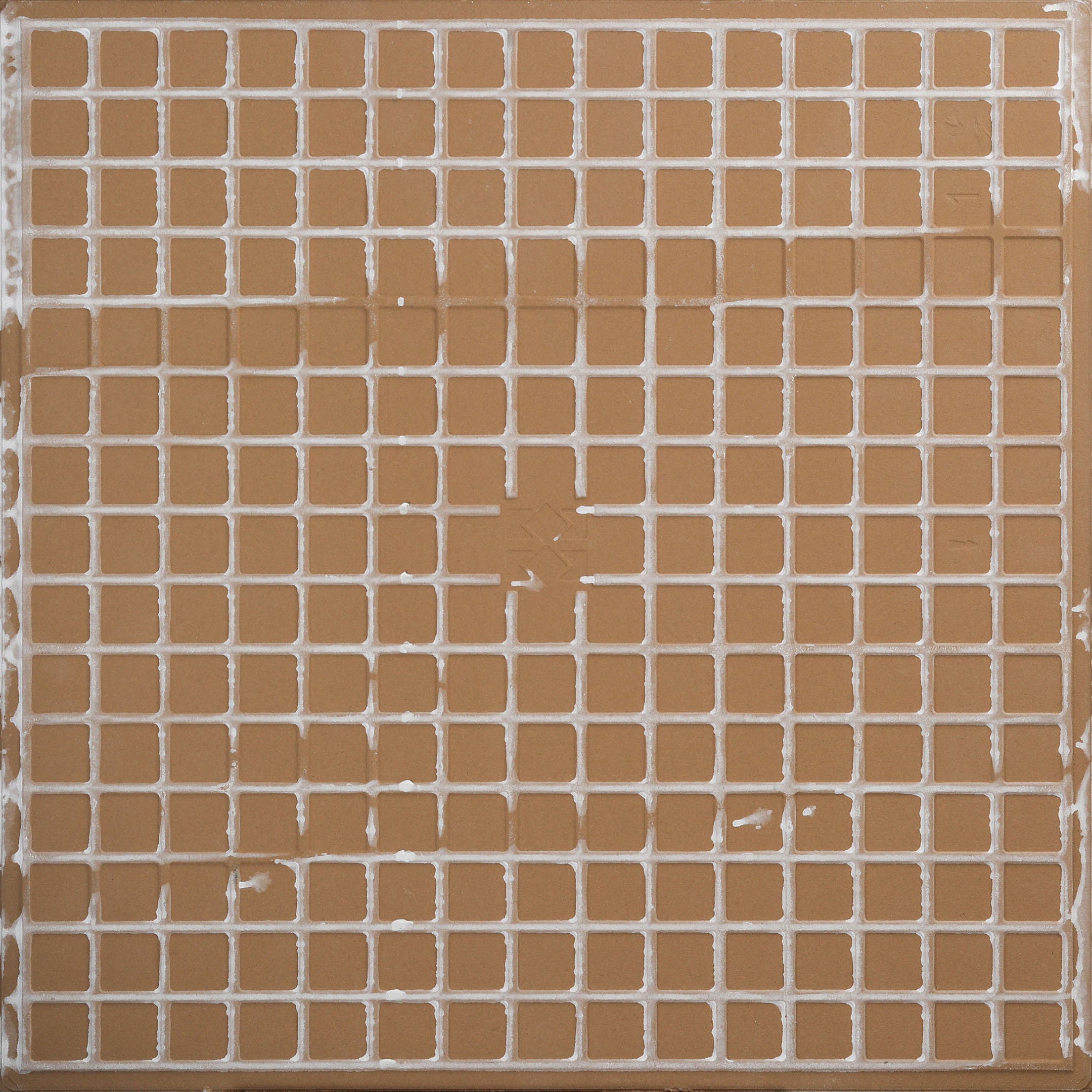 фото Плитка напольная нефрит террацио белая с крошкой 385x385x8,5 мм (6 шт.=0,888 кв.м)