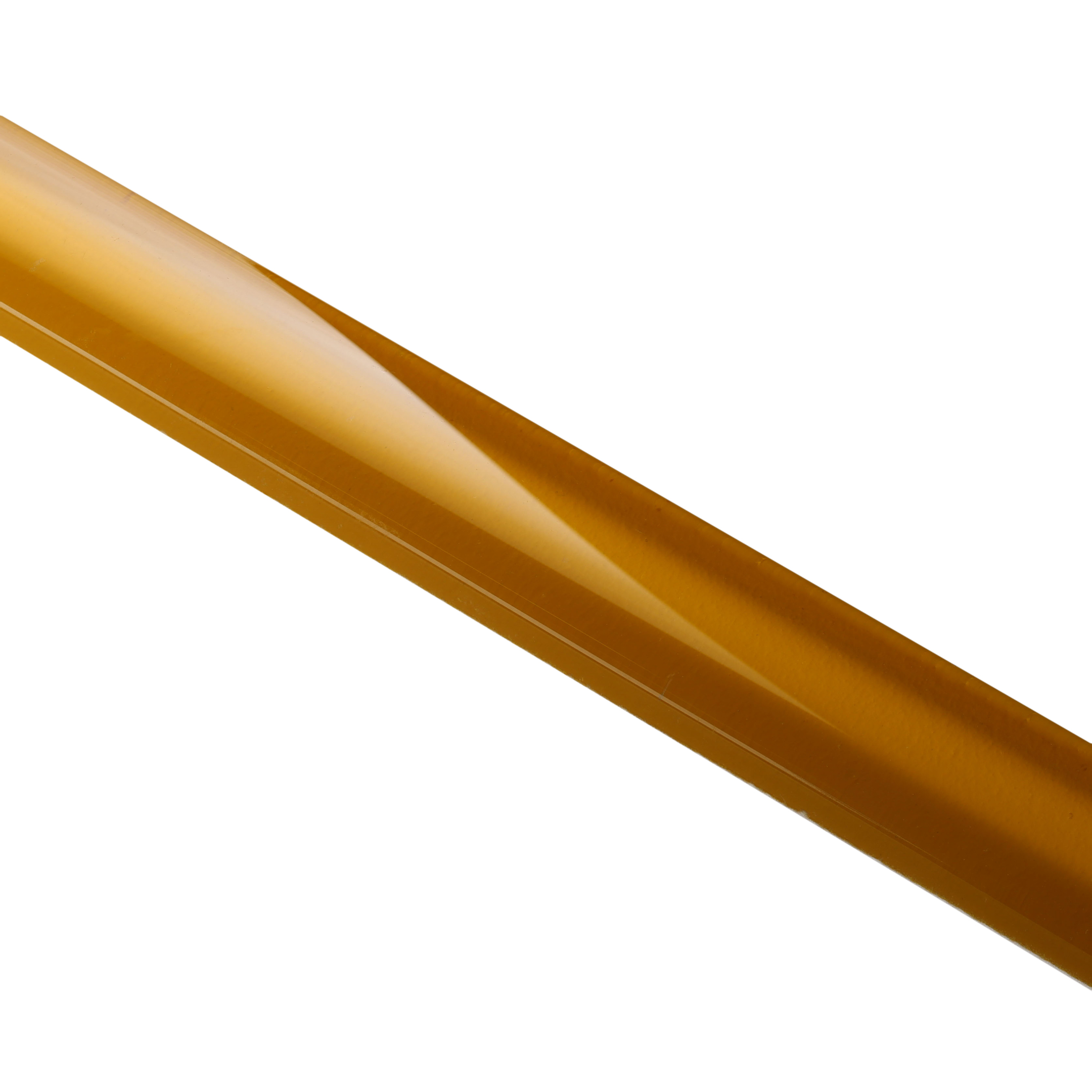 Плитка бордюр Керамин Соло 8 стеклянная желтая 600x20x8,5 мм от Петрович