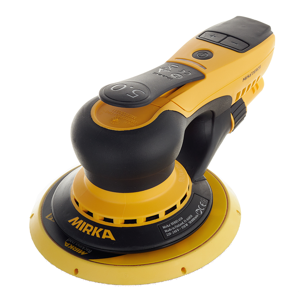 

Шлифмашина эксцентриковая электрическая Mirka DEROS 5650CV (MID5650202CA) 350 Вт d125/150 мм