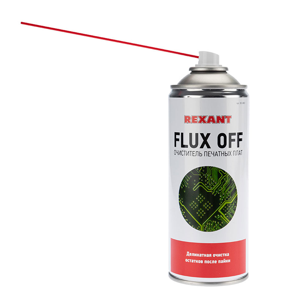 фото Очиститель rexant flux off (85-0003) 400 мл аэрозоль