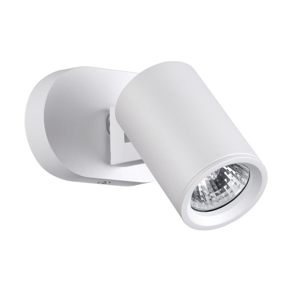 Спот настенно-потолочный накладной белый Novotech Gusto GU10 50 Вт IP20 под 1 лампу (370650) 1 шт пластиковая лампа для указателя поворота 90075 60060