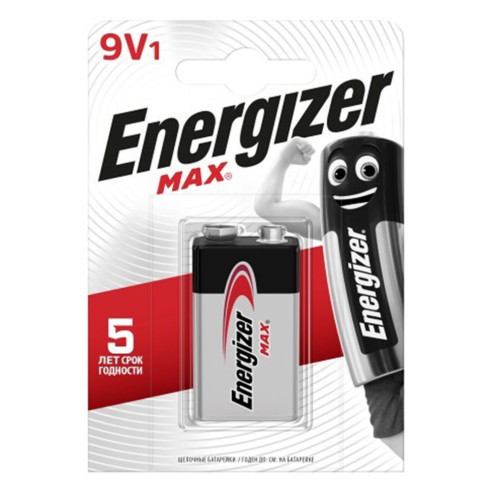 Батарейка Energizer MAX 6LR61/522 9 В