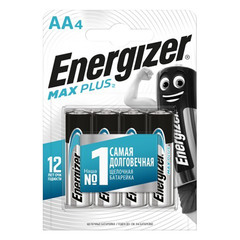 Батарейка Energizer Max Plus АА пальчиковая LR6/R6 1,5 В (4 шт.)