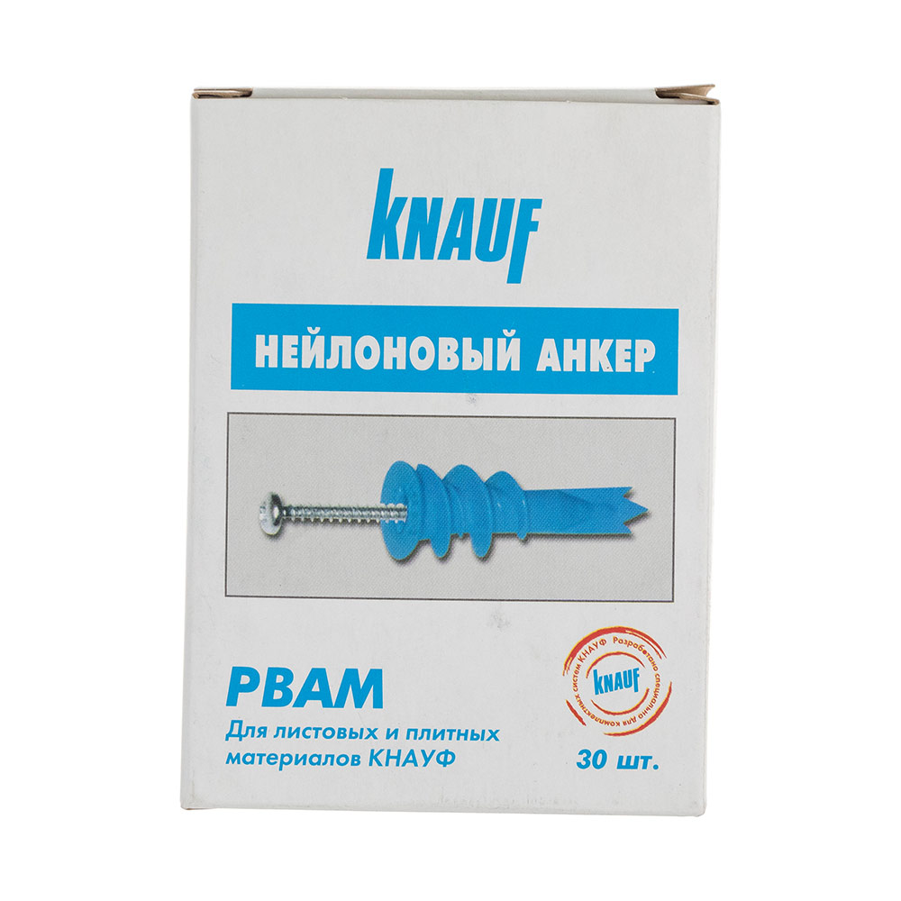 

Дюбель для листовых материалов Knauf PBA 4,5x35 мм нейлон (30 шт.)