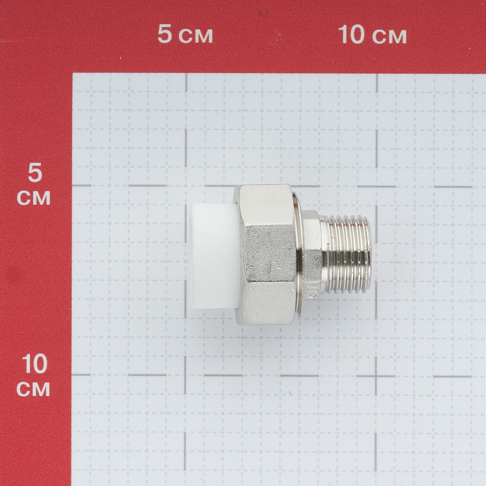 Муфта полипропиленовая Valtec разъемная (американка) 20 мм х 1/2 НР(ш) (VTp.761.0.02004) Вид№3