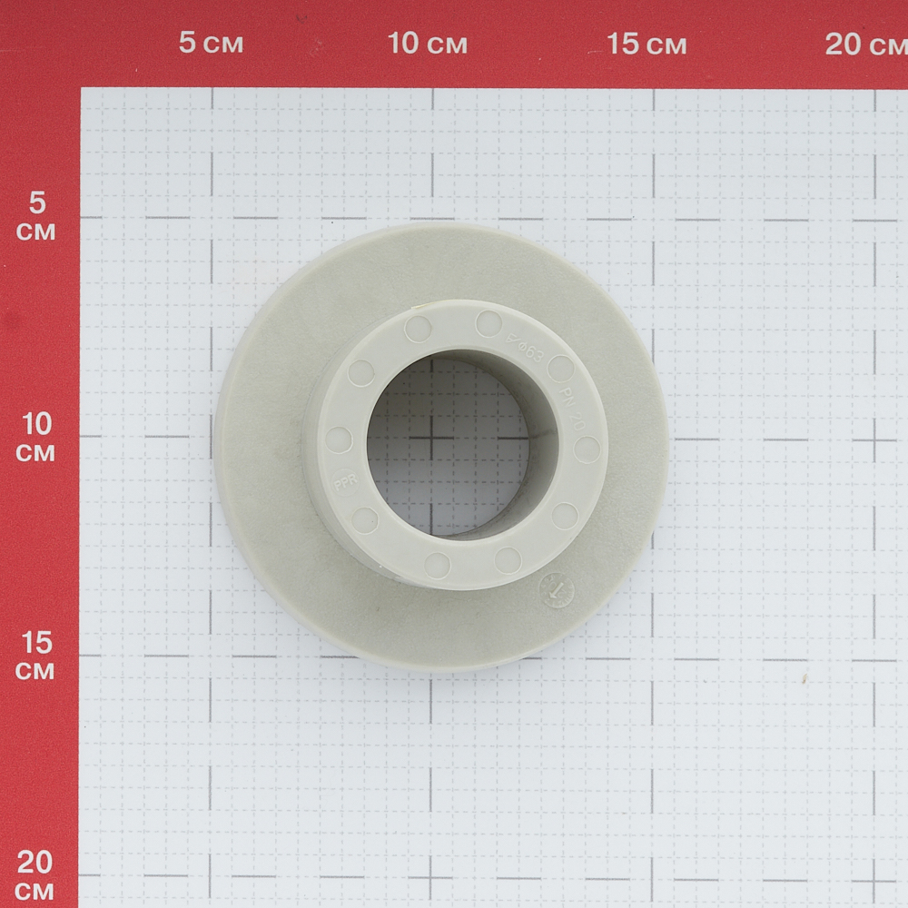 фото Бурт полипропиленовый fv-plast (230063) 63 мм под фланец