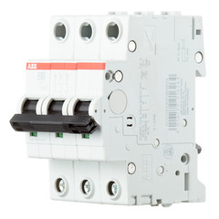 Автоматический выключатель ABB S203 (2CDS253001R0804) 3P 80А тип С 6 кА 220 В на DIN-рейку