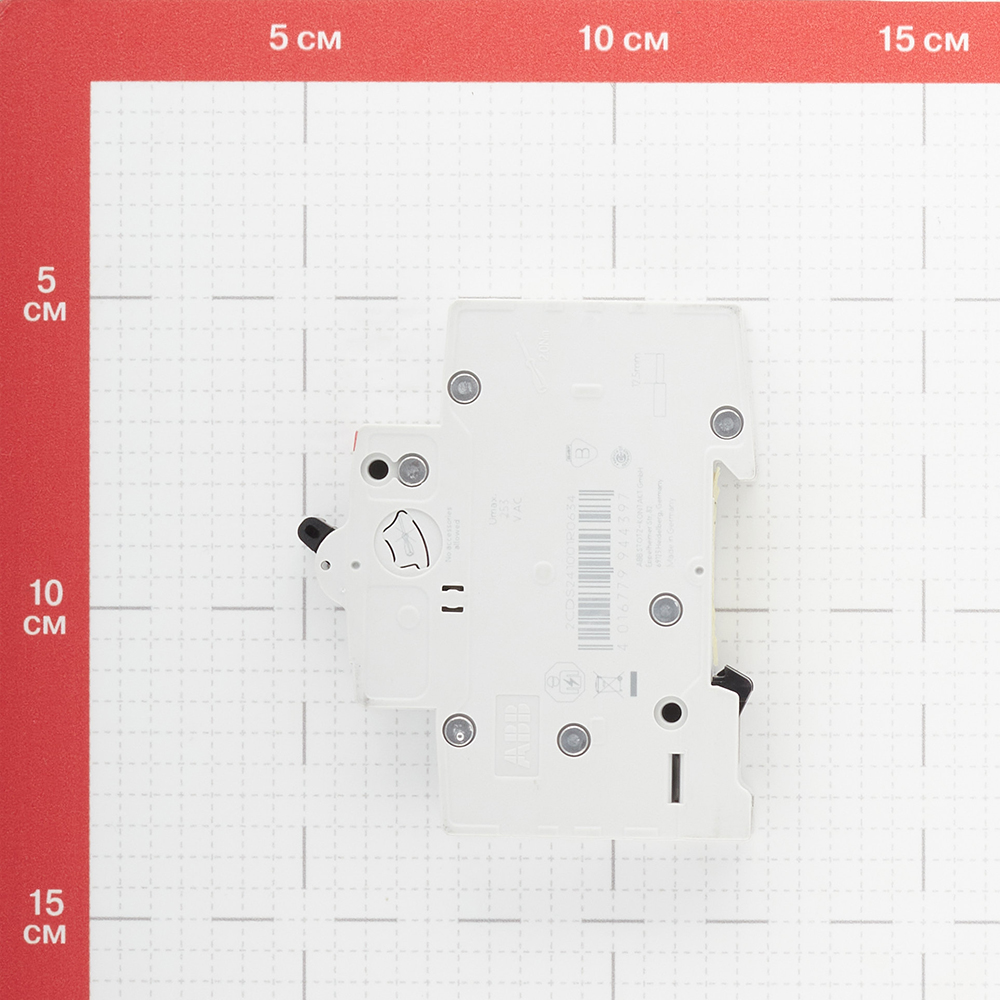 фото Автоматический выключатель abb sh201l (2cds241001r0634) 1p 63а тип c 4,5 ка 220 в на din-рейку