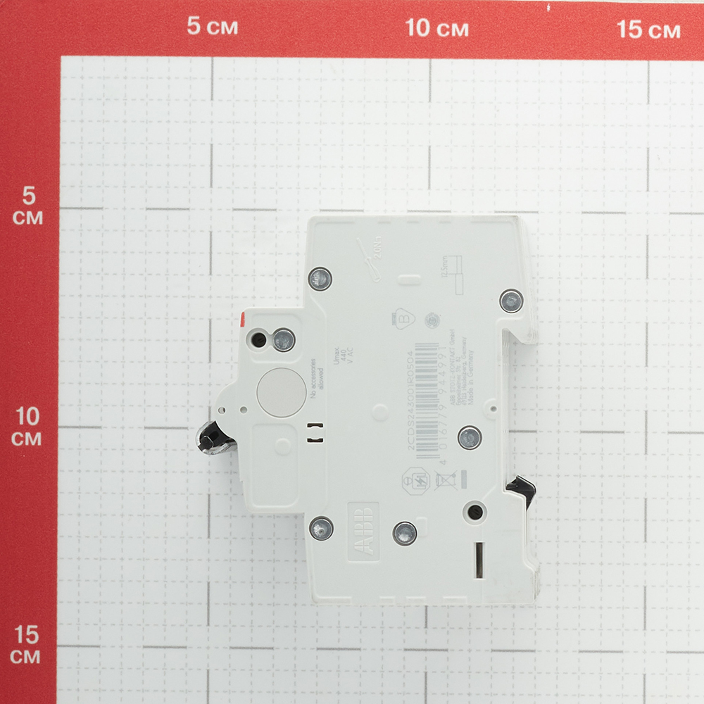 фото Автоматический выключатель abb sh203l (2cds243001r0504) 3p 50а тип c 4,5 ка 400 в на din-рейку