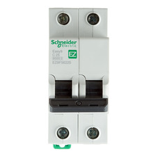 Автоматический выключатель Schneider Electric Easy9 (EZ9F56225) 2P 25А тип C 6 кА 220 В на DIN-рейку