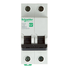Автоматический выключатель Schneider Electric Easy9 (EZ9F56250) 2P 50А тип С 6 кА 220 В на DIN-рейку