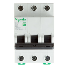 Автоматический выключатель Schneider Electric Easy9 (EZ9F56325) 3P 25А тип C 6 кА 220 В на DIN-рейку