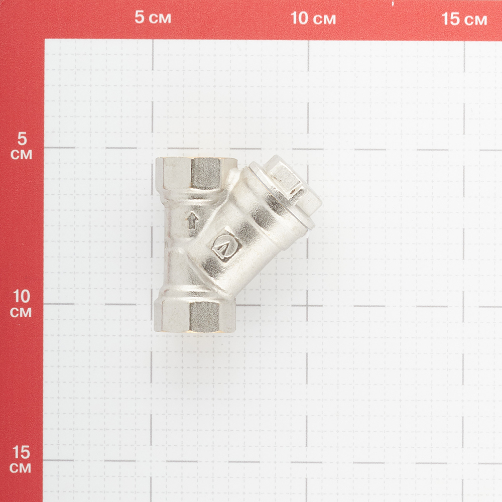 фото Фильтр косой valtec (vt.192.n.04) 1/2 вр(г) x 1/2 вр(г)