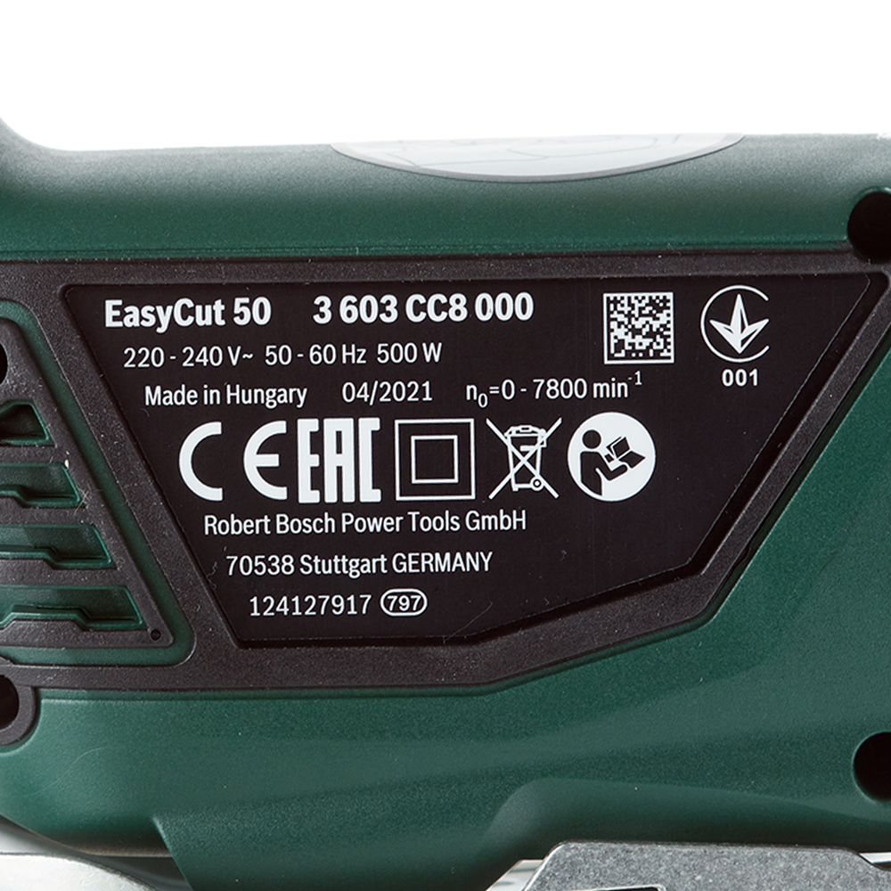 фото Пила цепная электрическая bosch easycut50 (06033c8020) 500 вт