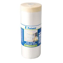 Пленка защитная Folsen с клейким краем 9 мкм 1,8х33 м (59,4 кв.м)