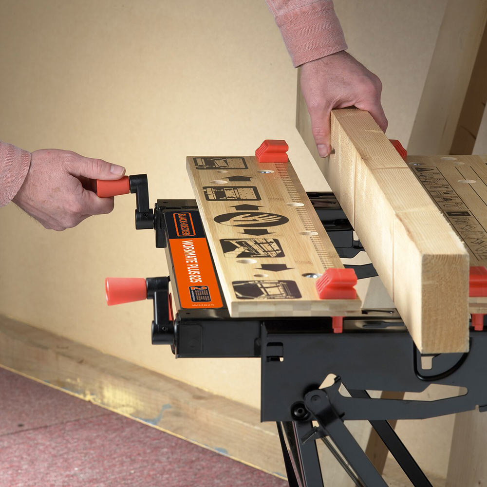 фото Верстак-тиски black&decker workmate deluxe 825 складной