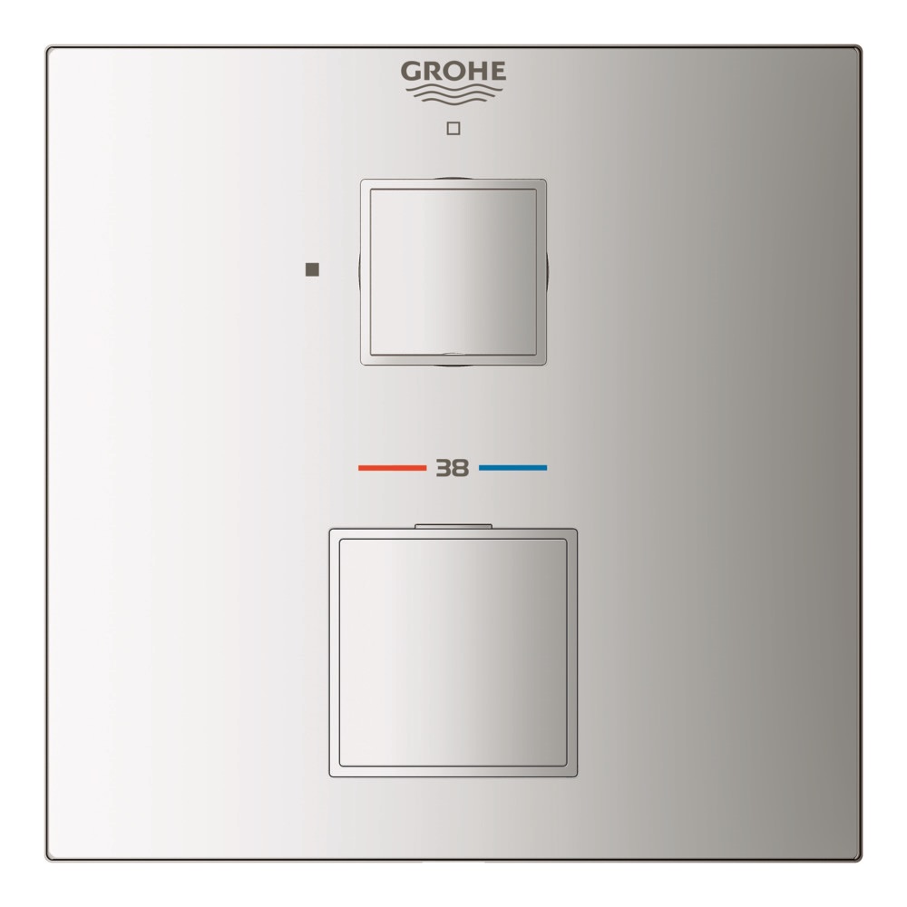 фото Смеситель термостат для душа grohe grohtherm cube 24153000 без встраиваемого механизма в комплекте