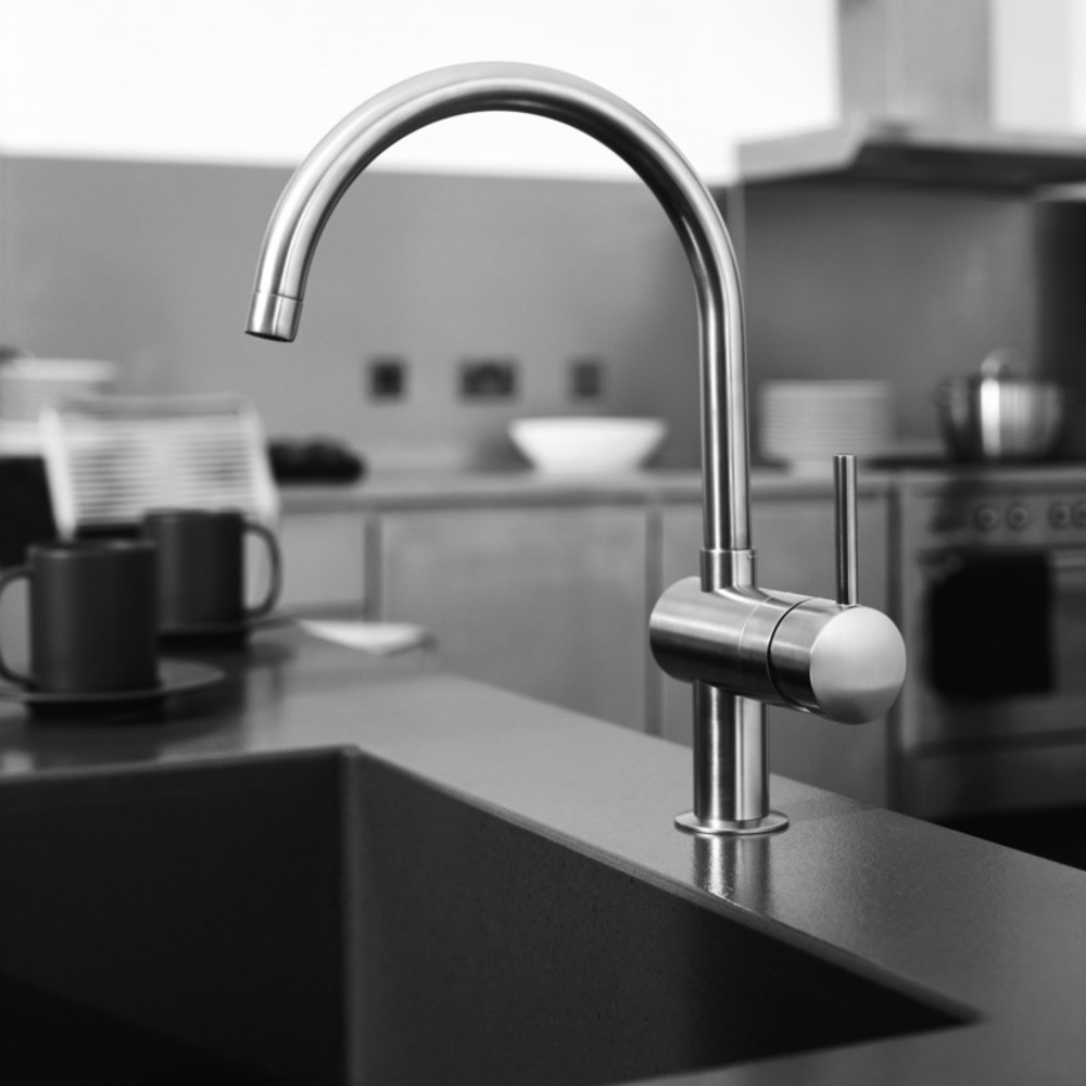 смеситель для кухни grohe minta с выдвижным изливом 32918000