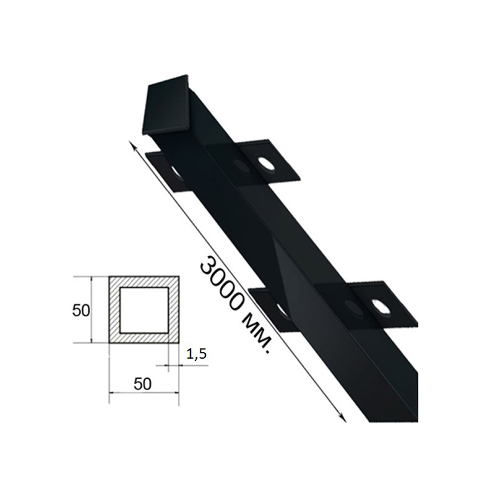 Столбы 50х50 для забора цена