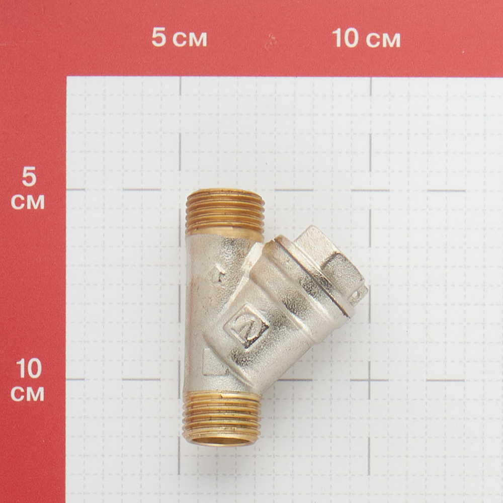 фото Фильтр косой valtec (vt.190.n.04) 1/2 нр(ш) х 1/2 нр(ш)