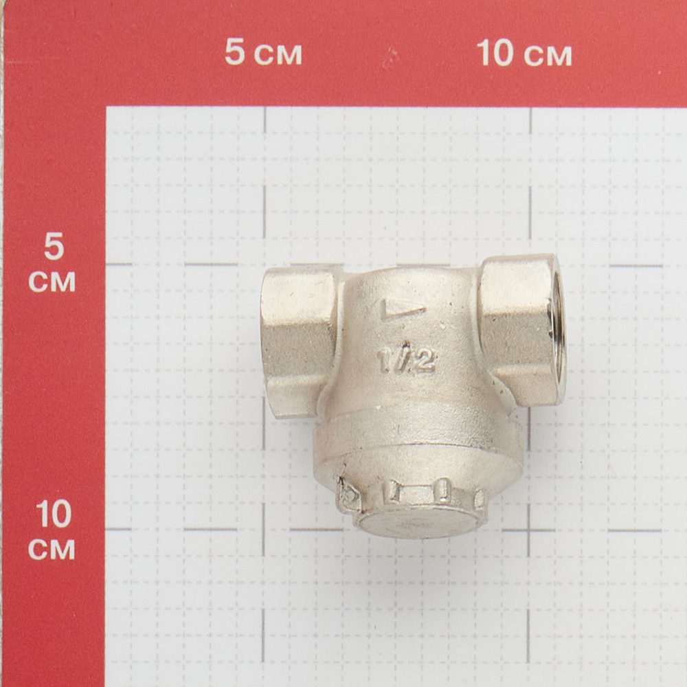 фото Фильтр прямой valtec (vt.384.n.04) 1/2 вр(г) х 1/2вр(г) с магнитом