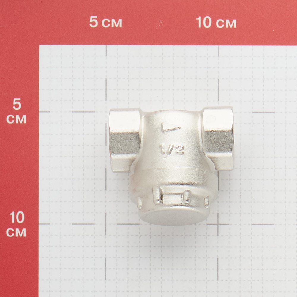 фото Фильтр прямой valtec (vt.388.n.04) 1/2 вр(г) х 1/2 вр(ш)