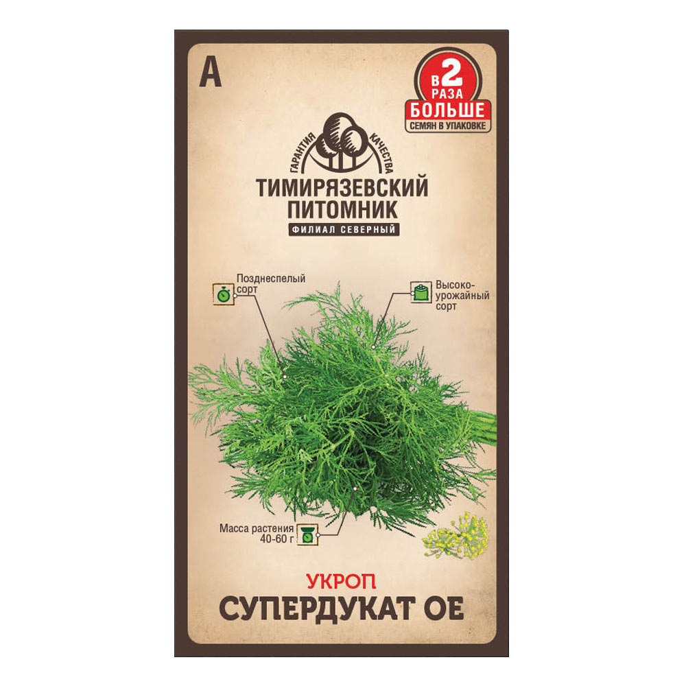 Укроп Супердукат средний Тимирязевский питомник 6 г семена укроп супердукат средний 6г