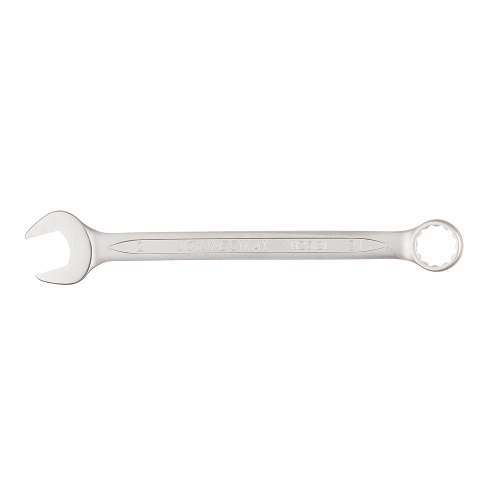 Ключ комбинированный рожково-накидной Jonnesway 21 мм ключ комбинированный рожково накидной matrix 10 мм с хромированным покрытием