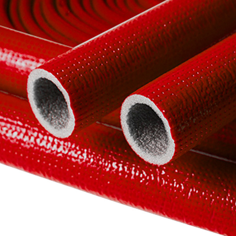 фото Теплоизоляция для труб стенофлекс пэ 28х6х1000 мм красная 10 шт.