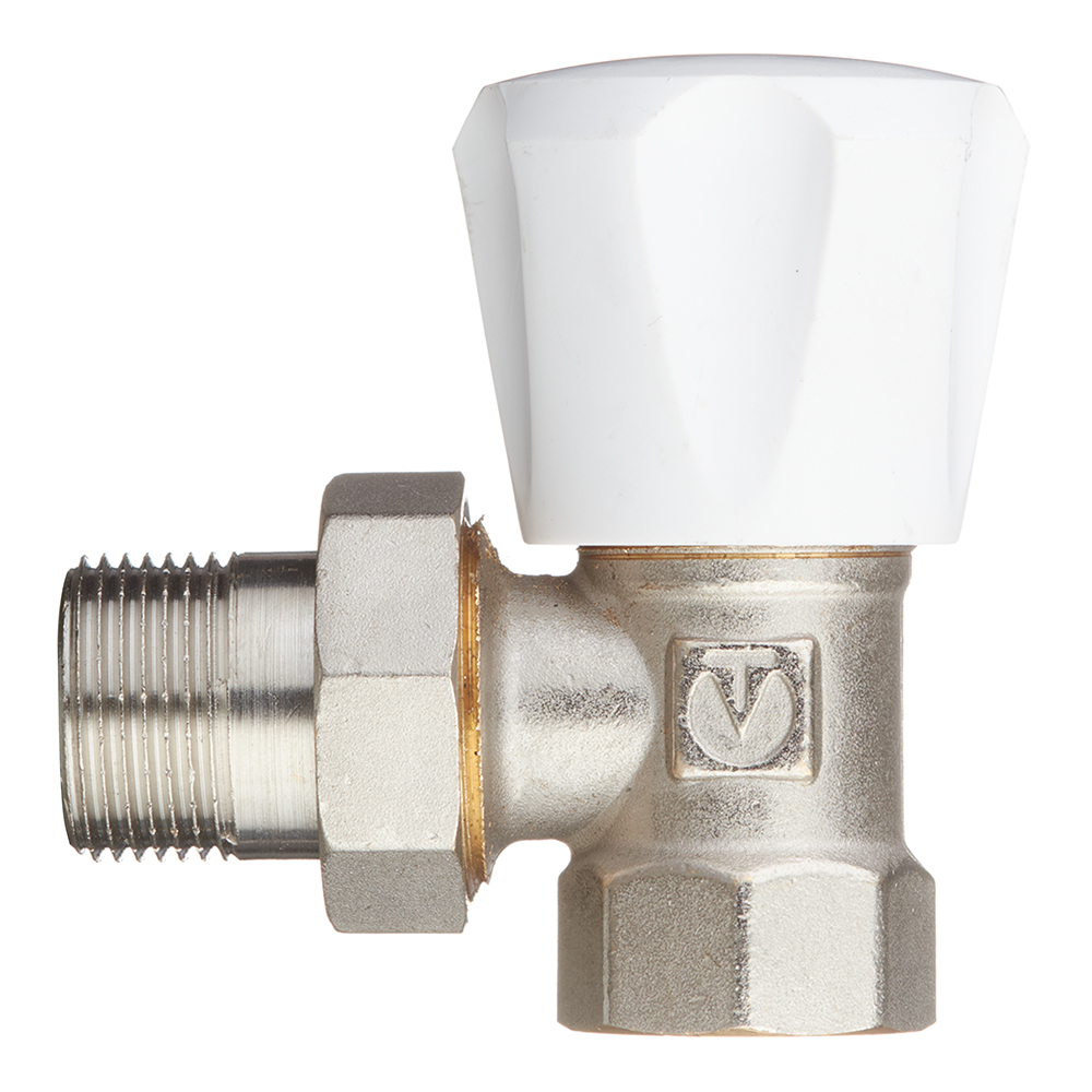 Клапан (вентиль) термостатический угловой VALTEC (VT.007.LN.05) 3/4 НР(ш) х 3/4 ВР(г) для радиатора